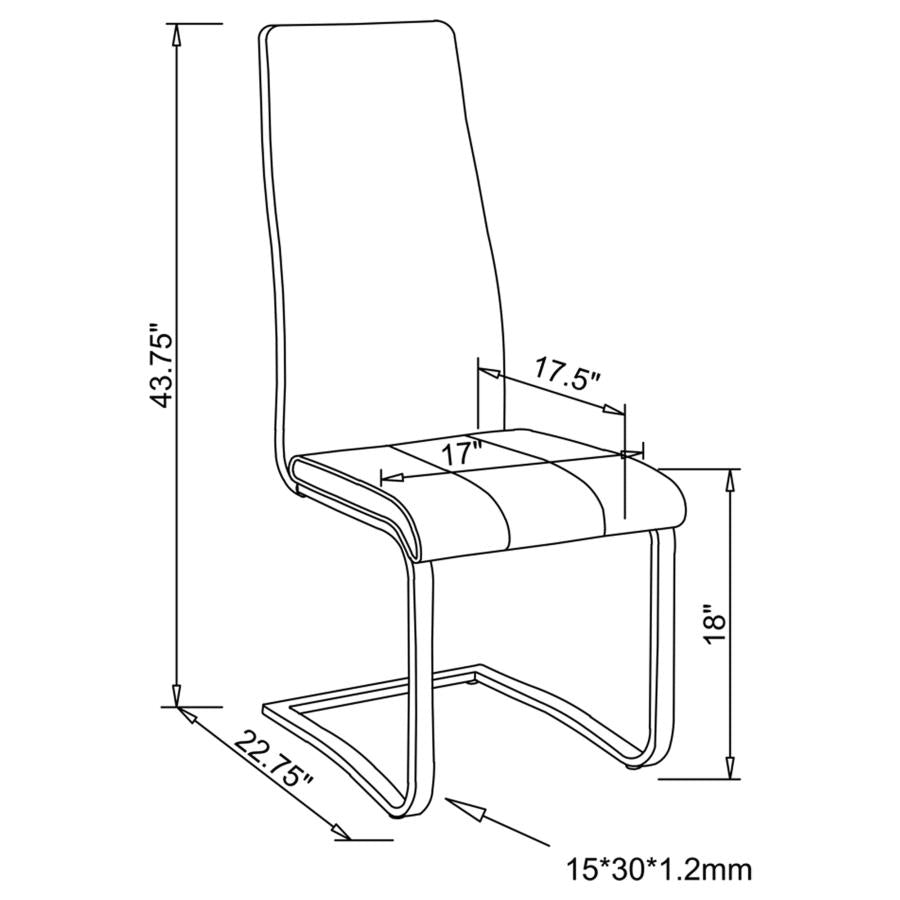 ANGES TABLE AND 4 CHAIRS