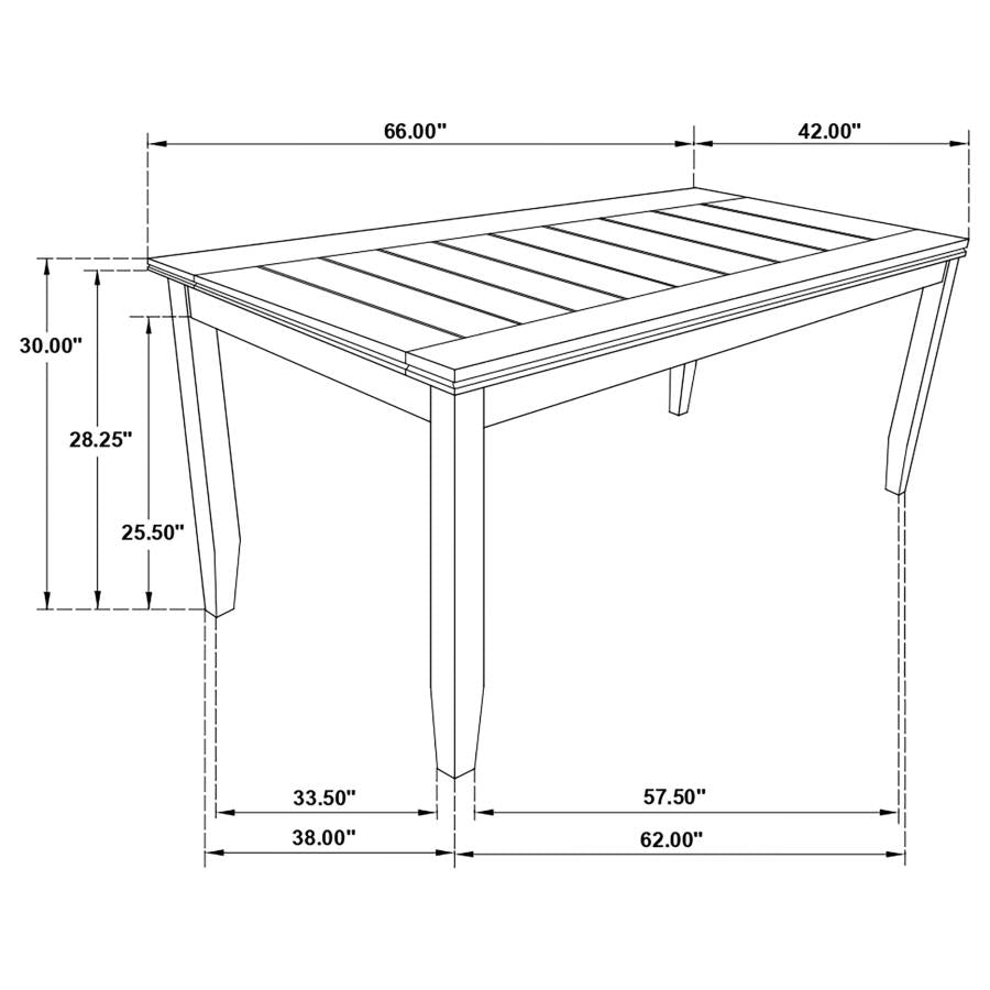 DALILA TABLE AND 4 CHAIRS