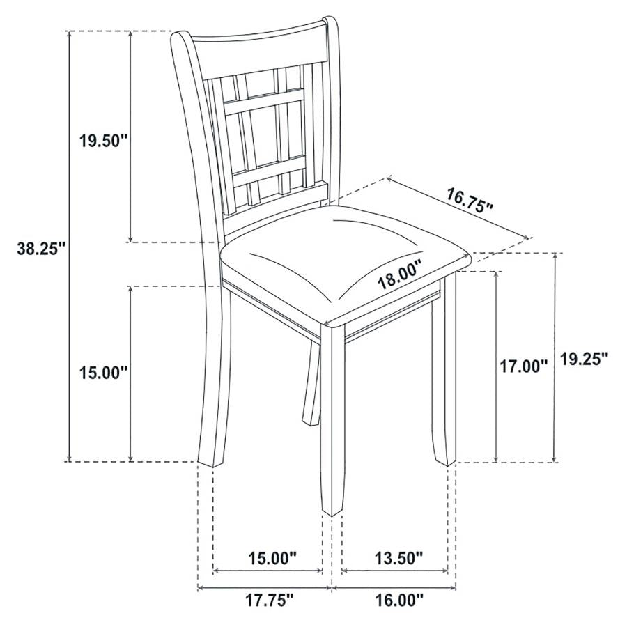 LAVON TABLE AND 4 CHAIRS