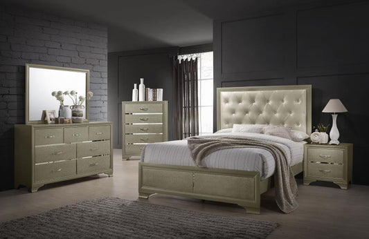 Beaumont QUEEN BED DRESSER AND MIRROR