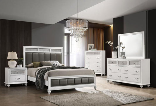 Barzini QUEEN BED DRESSER AND MIRROR