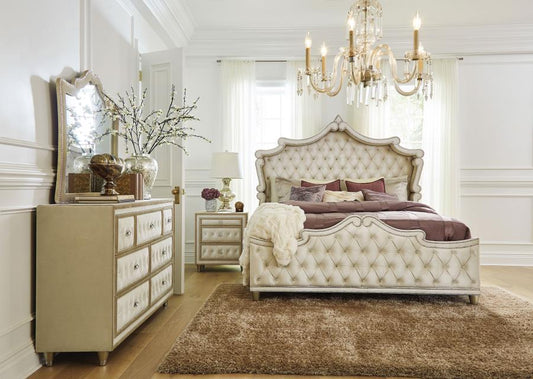 Antonella QUEEB BED DRESSER AND MIRROR