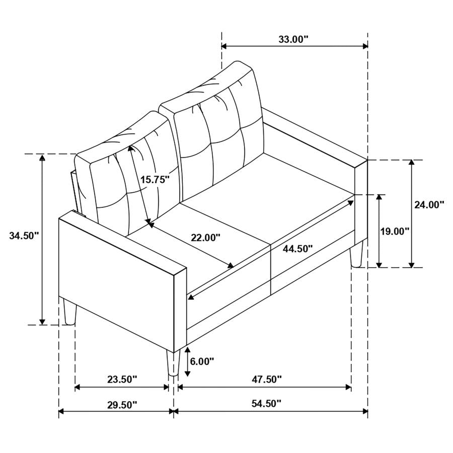 BOWEN SOFA AND LOVE