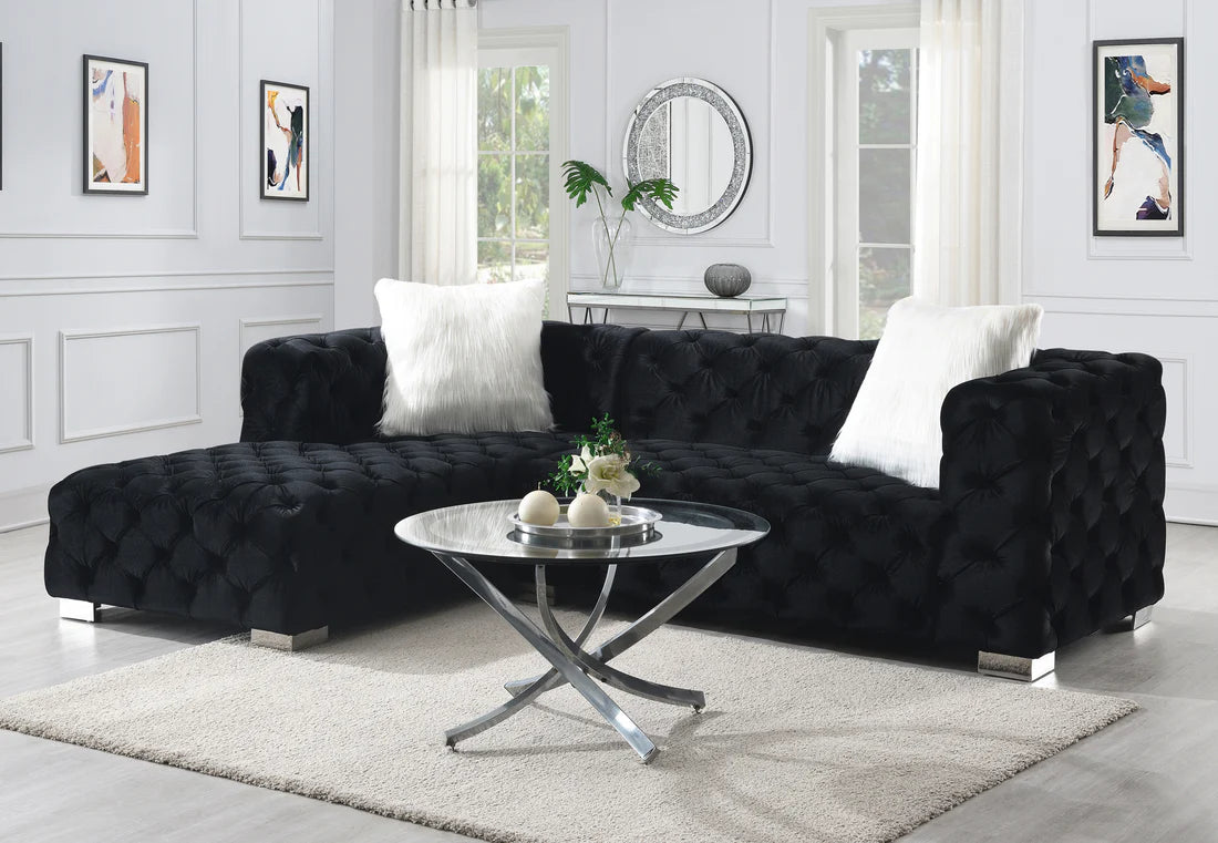 FLORIDA SECTIONAL IN BLACK