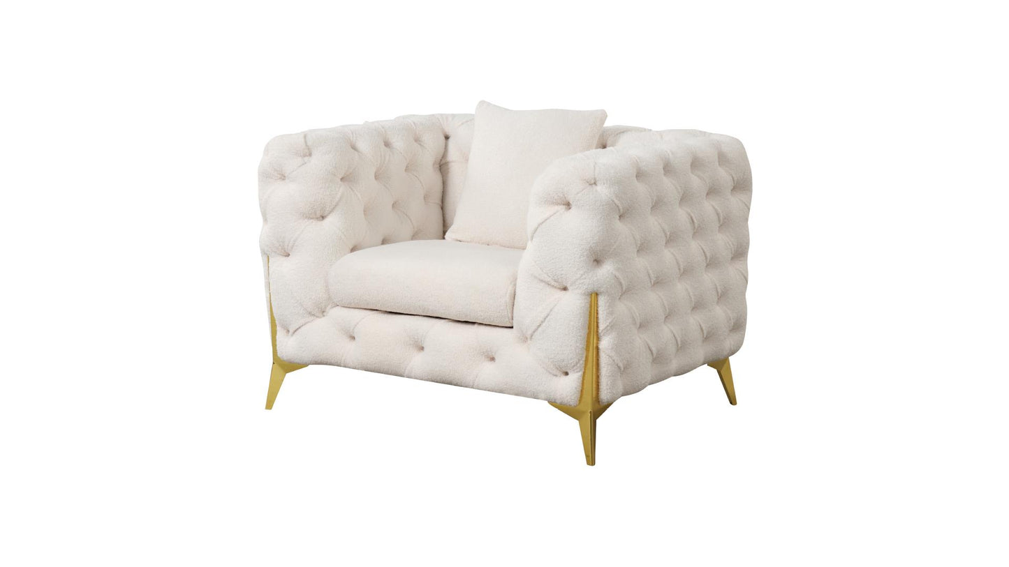 CONTEMPO CREAM SOFA AND LOVE