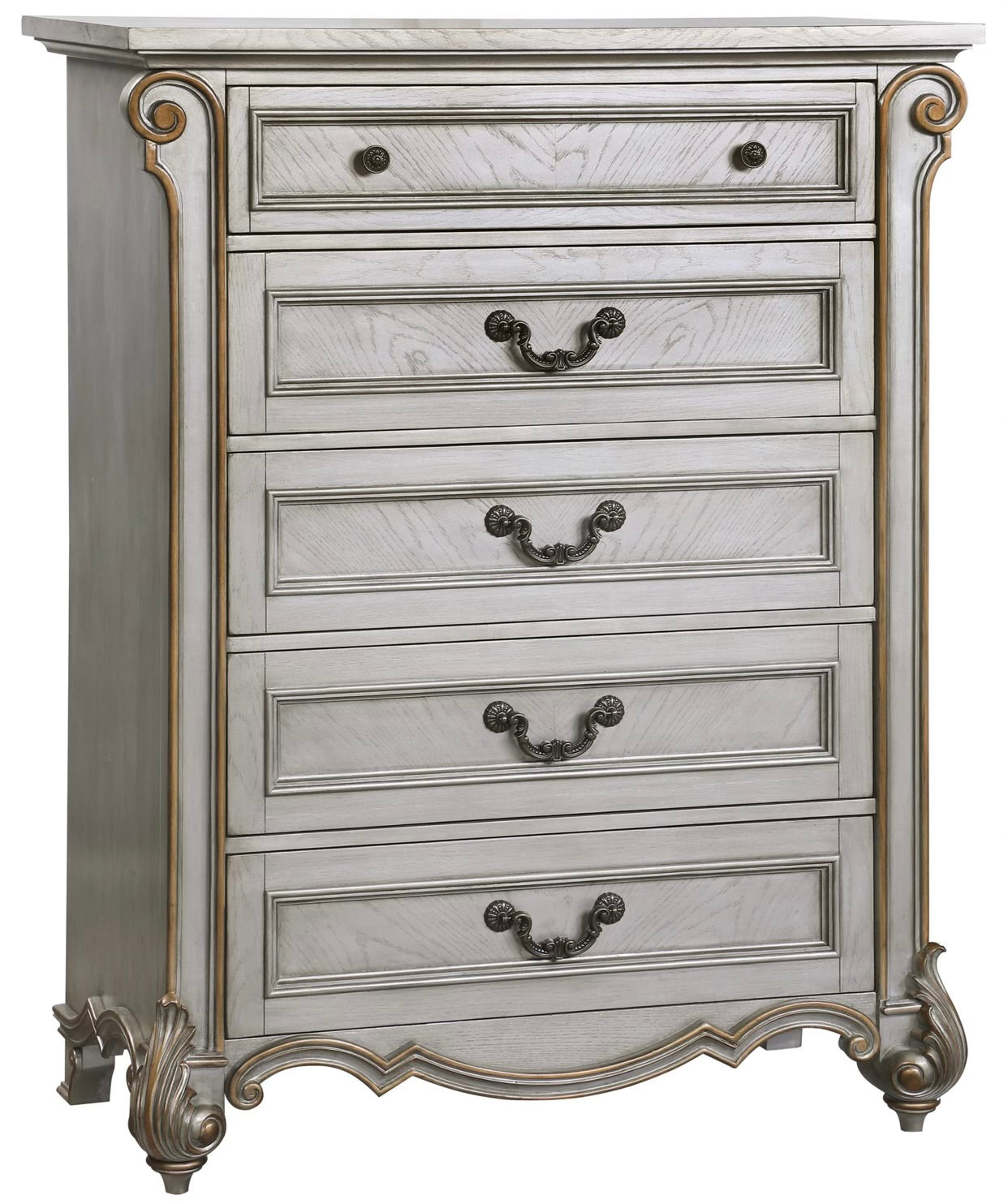 MELROSE QUEEN BED DRESSER AND MIRROR