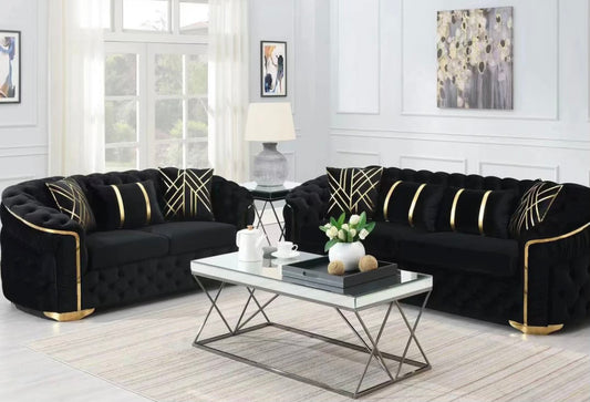 KG SOFA AND LOVE IN BLACK