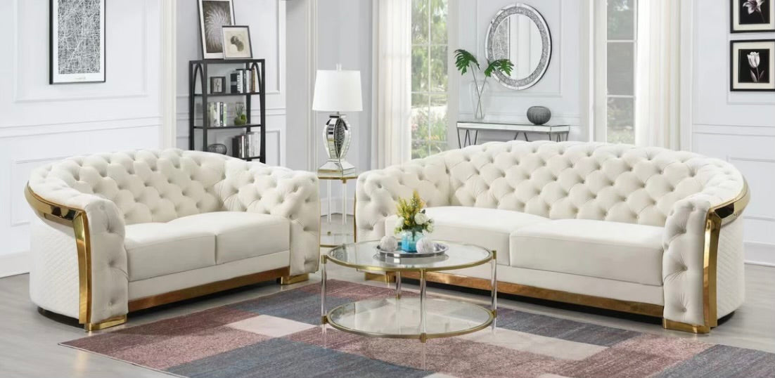 BRONX SOFA AND LOVE IN CREAM