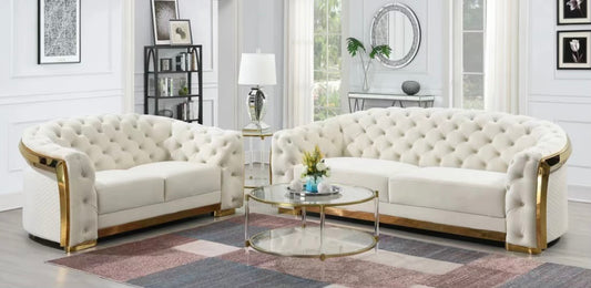 BRONX SOFA AND LOVE IN CREAM