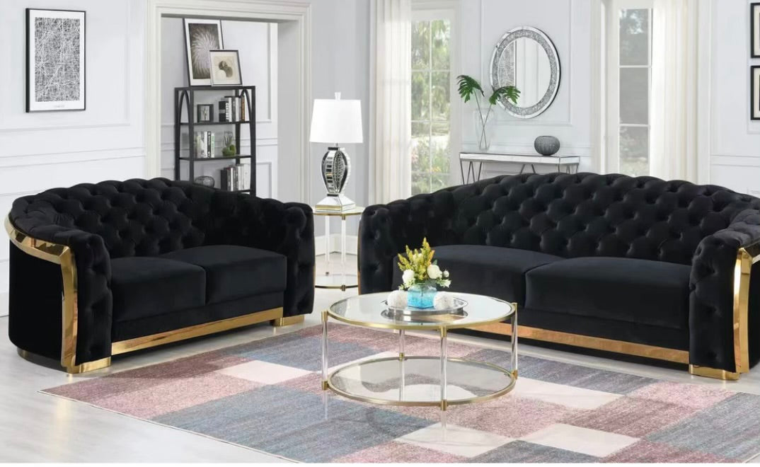 BRONX SOFA AND LOVE IN BLACK