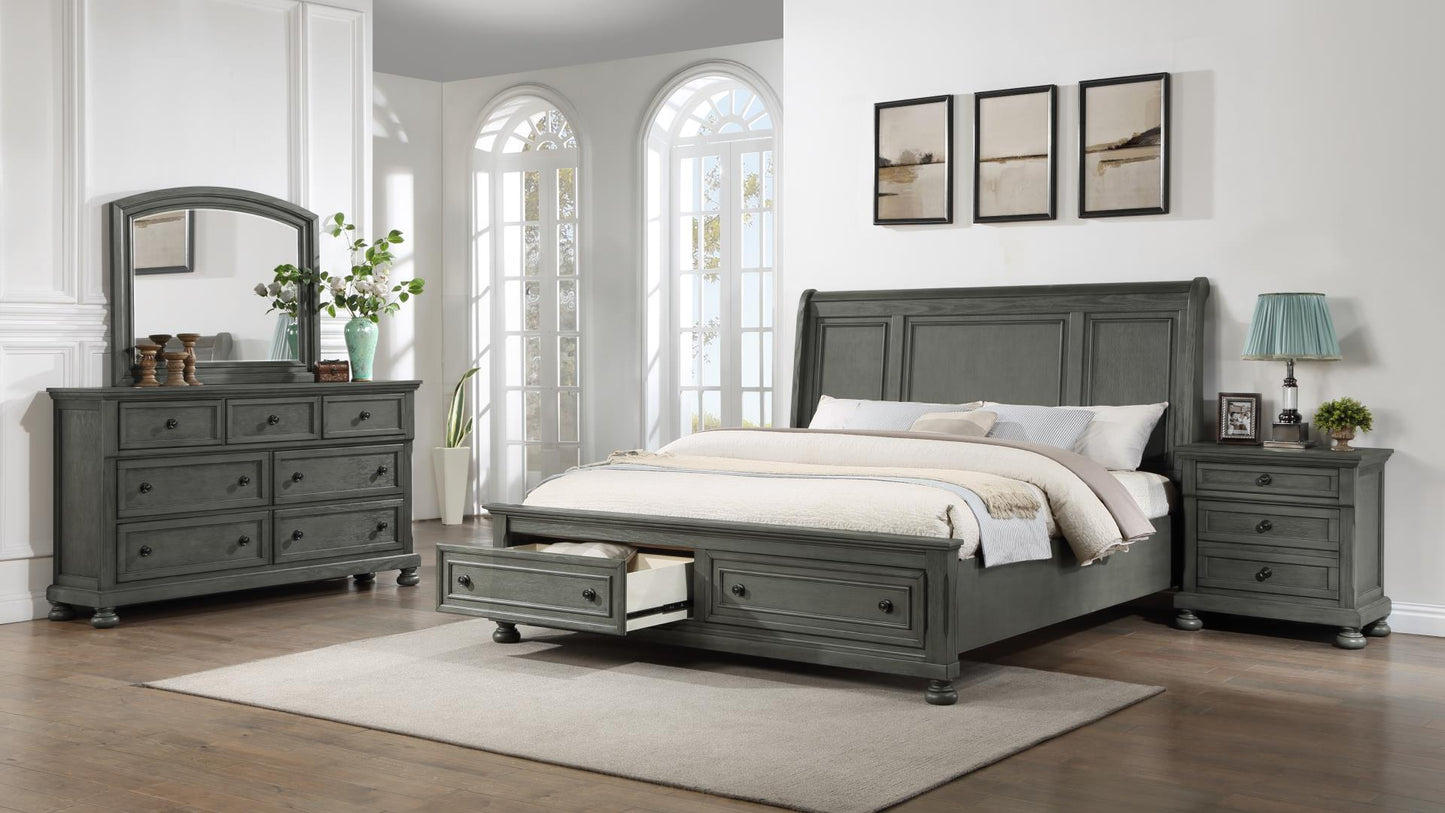 JACKSON QUEEN BED DRESSER AND MIRROR